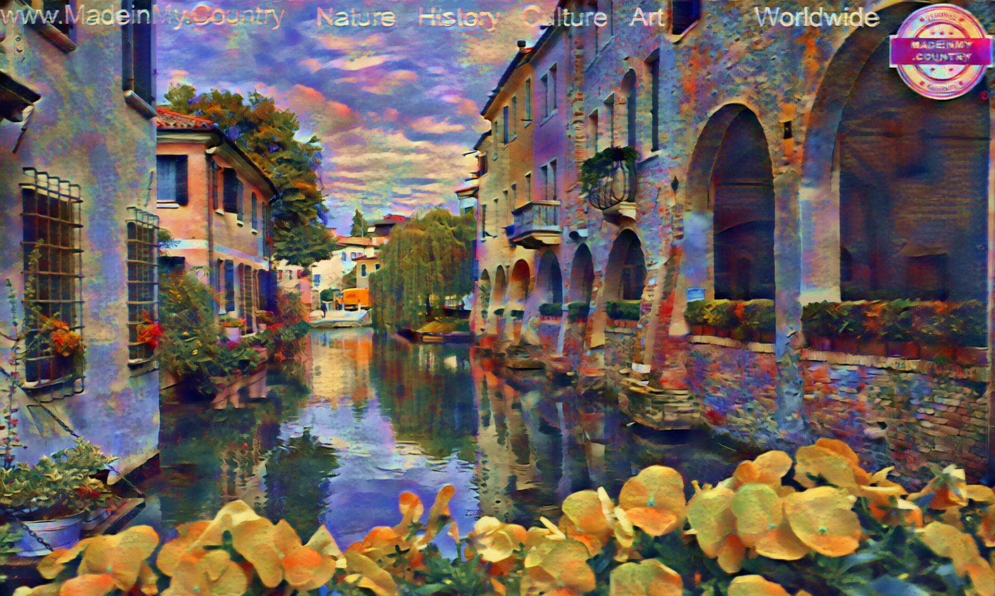 Made in Veneto, Italy.MadeinMycountry is a global platform that celebrates and supports local history, culture, art, and nature conservation efforts.